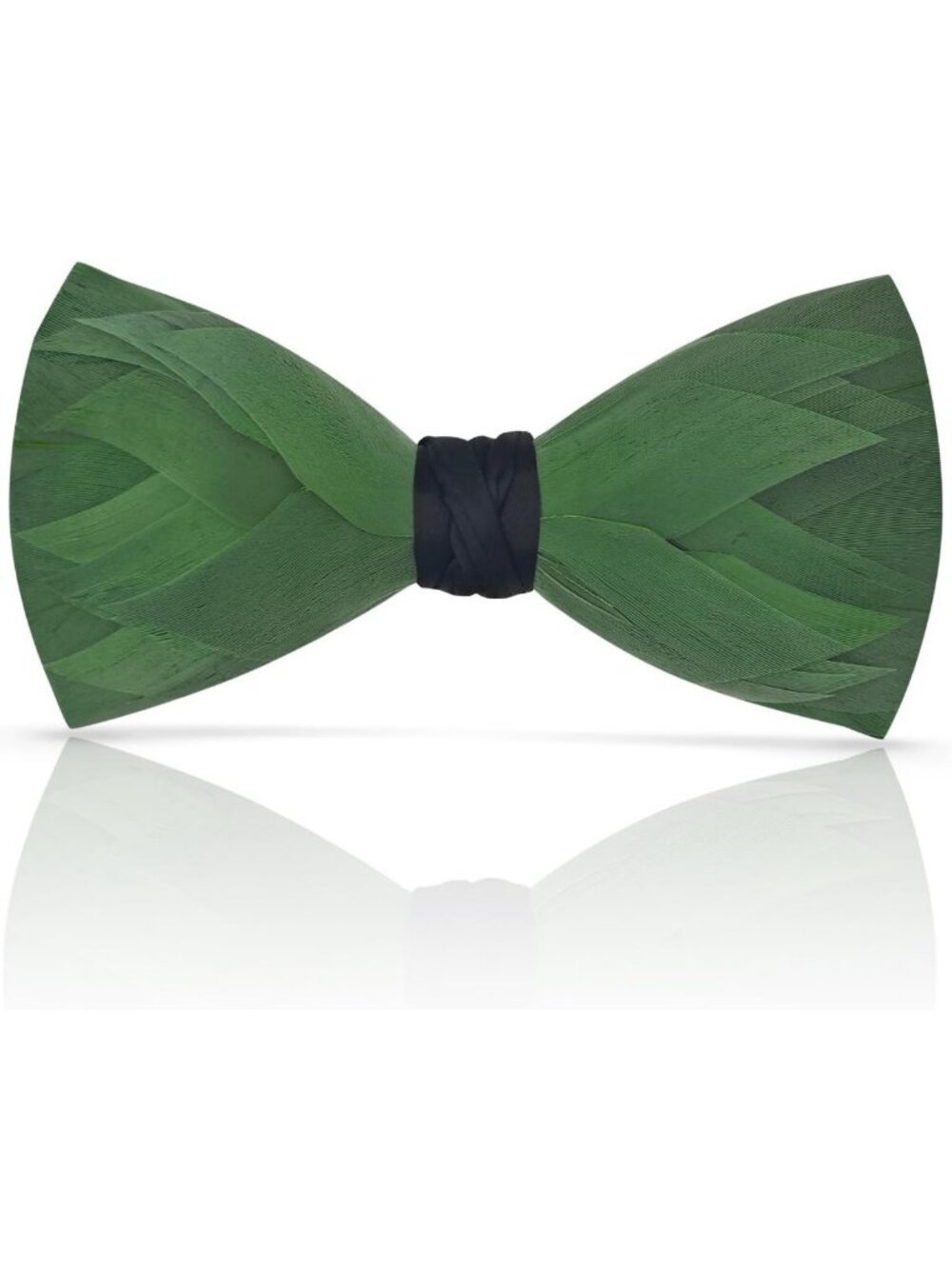 Elegant Handmade Pre-Tied Feather Bow Ties for Men - Luxury Wedding & Tuxedo